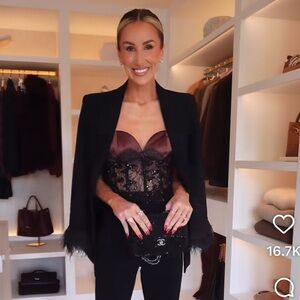 NWT ZARA SEQUIN LACE CORSET TOP size M AMD L 
🚨firm price